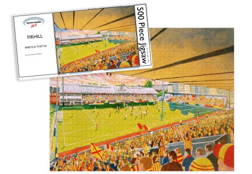 Firhill Stadium Fine Art Jigsaw Puzzle - Partick Thistle FC